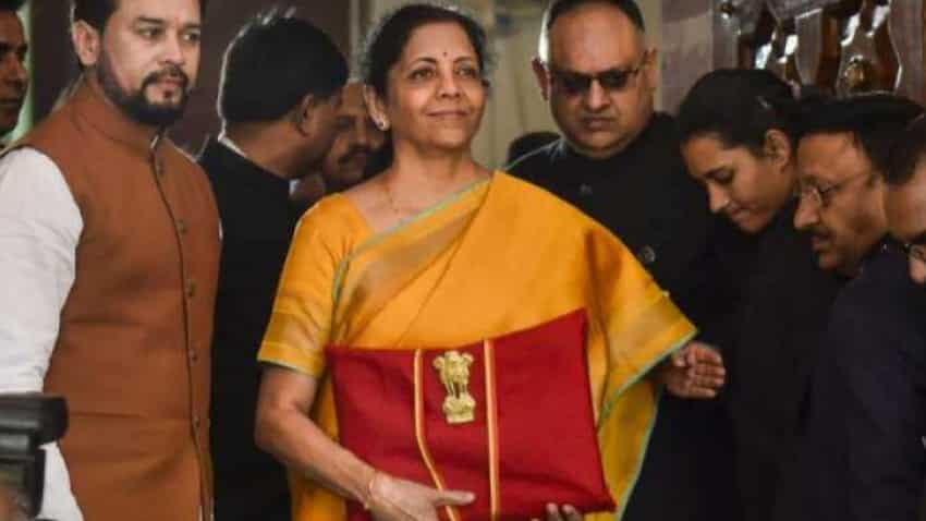 Nirmala Sitharaman Wears Traditional Red Design Odisha Saree Finance